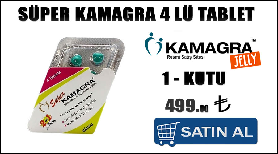 Süper kamagra 100 mg 4 lü tablet