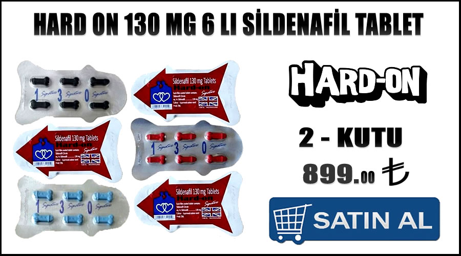  Hard on 130 mg eczanelerde satılıyor mu