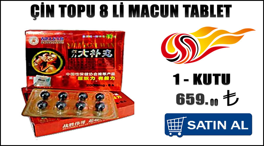 Çin topu 8’li tablet siparişi vermek